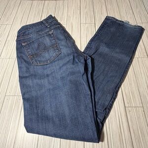 Lucky Brand Sofia Straight Jeans Womens 4/27 Blue Stretch Denim